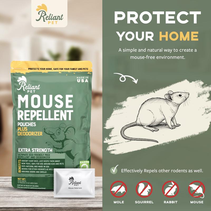 Repello™ Peppermint Mouse Repellent Pouches 10 Pack